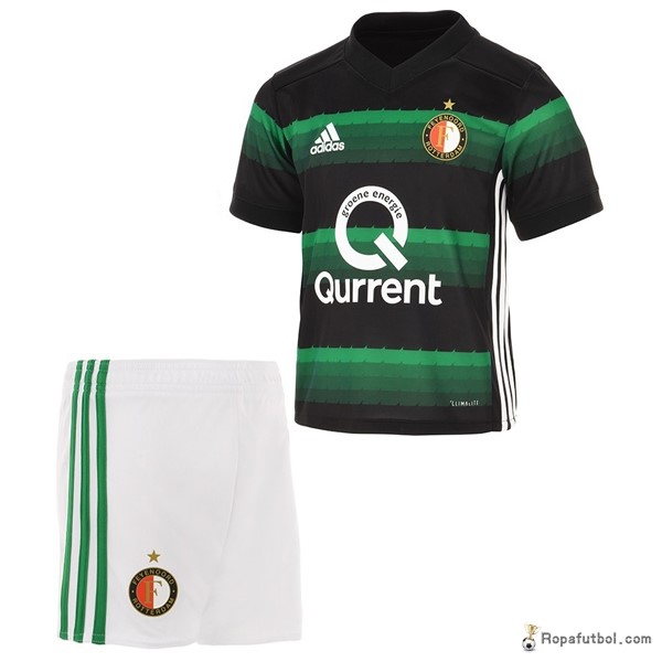 Camiseta Feyenoord Rotterdam Replica Segunda Ropa Niños 2017/18